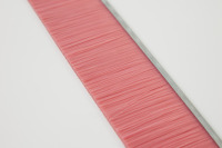 Brosse de porte en aluminium avec fil PP OEM pour joint d'étanchéité |   Longueur et hauteur personnalisées