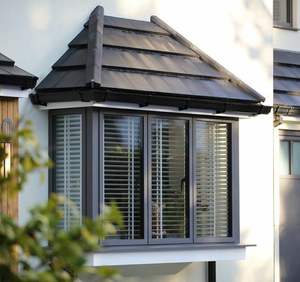 Fenêtre de <span class=keywords><strong>baie</strong></span> de cuisine <span class=keywords><strong>coulissante</strong></span> à ouverture poussoir et tirante, triple vitrage, à rupture de pont thermique, transparente, résistante aux ouragans, style américain - Product Image 5