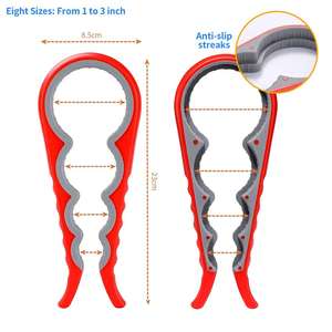 Abrelatas personalizadas, 3 unidades, Abrebotellas multifunción, 5 en 1, juego de abrebotellas de silicona - Product Image 5