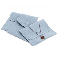 Petite taille de boucles d'oreilles en velours de luxe, sacs d'emballage cadeau, bijoux, sacs de poche pour boucles d'oreilles