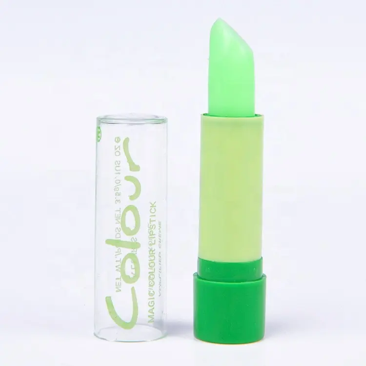 Private Label OEM/ODM Cosmetics New Fashion Aloe Vera Magic Color Lipstick