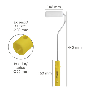 Rullo in Schiuma per Pittura Acrilica ed Smalto 100 mm. - Product Image 2