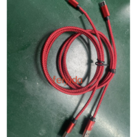 1M 2M verde nylon trenzado micro tipo-c 18W Fecha de sincronización de carga cables USB precio de fábrica para cargador de teléfono 3FT 6FT 10FT OEM OMD