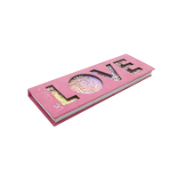 Boîte de Palette de Fards à Paupières Recyclée Personnalisée Boîte Rigide Emballage de Fards à Paupières Multicolores Utilisation Cosmétique Boîtes en Papier avec Miroir