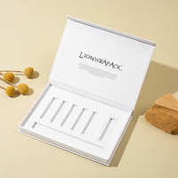 Boîte d'échantillons de parfum personnalisable LionwrapacK, écologique, recyclable, boîte à ouverture facile, boîte cadeau magnétique à rabat