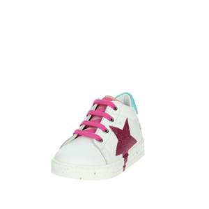 Zapatillas Falcotto para niña, color blanco, fucsia, con estampado de estrellas, informales - Product Image 6