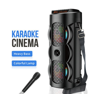 Haut-parleur Bluetooth sans fil ZQS4243W 10W haute puissance pour karaoké à domicile et soirées musicales - Product Image 1