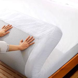 Cubre Colchón Desechable Ajustable de Tela No Tejida con Bandas Elásticas, Juego de Ropa de Cama Individual para Hotel o Viajes - Product Image 6