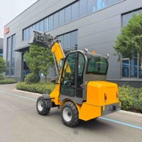 Caricatore Agricolo Compatto Articolato a Batteria CE da 0,5-1T |   Mini Caricatore a Ruote Elettrico da Giardino a Emissioni Zero
