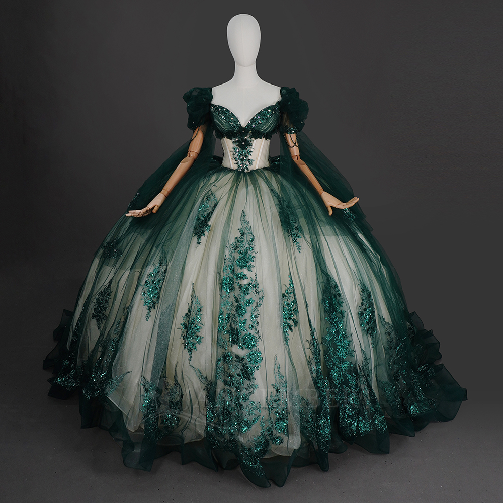 Quinceanera Dresses Emerald Green