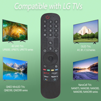 Control remoto por voz de repuesto para LG Smart TV, MR21GA para LG TV reemplazo remoto con función de voz y puntero