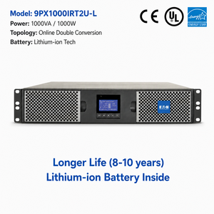 9PX 1000i RT2U-L Lithium-ion Online <b>UPS</b> 1000VA 1000W 2U Rackmount Double Conversion Li-ion <b>Battery</b> <b>Backup</b> for IT Server - Product Image 3