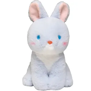סיטונאי חמוד יושב ארוך אוזניים קטיפה מצויר ארנב צעצוע ארנב צעצוע קטיפה לילדים בנים בנות