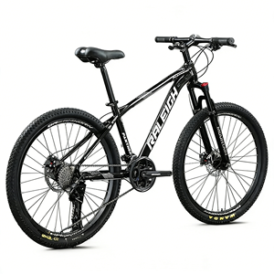Vélo de montagne sportif de 27,5 <span class=keywords><strong>pouces</strong></span> à 21 vitesses en acier à haute teneur en carbone, freins à disque doubles, suspension avant, confortable pour adultes, unisexe - Product Image 3