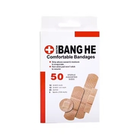 Bandage adhésif élastique médical/plâtre de premiers secours couleur de la peau matériau imperméable ou bande en tissu élastique-SIDA