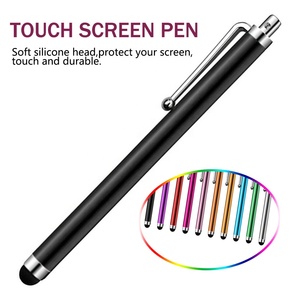 Lápiz <span class=keywords><strong>capacitivo</strong></span> para escribir a mano en teléfono móvil, bolígrafo táctil clásico con gancho para pantalla táctil, 9,0 - Product Image 5