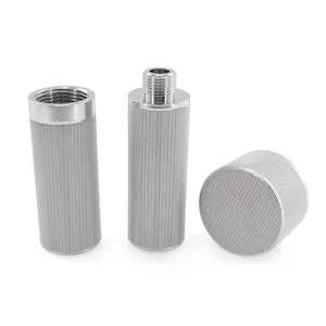 stainless steel five layers sinterized filter Backwash filter for liquid