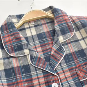Nouveau automne hiver coton <span class=keywords><strong>velours</strong></span> décontracté Plaid col classique maison vêtements épaissi hommes <span class=keywords><strong>pyjama</strong></span> - Product Image 1