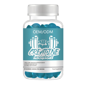 Factory Wholesale OEM Private Label Sports Nutrition Supplement Pre Workout Energy Boost Creatine Monohydrate <strong>Gummy</strong> <strong>Bears</strong> 3000mg - Product Image 1