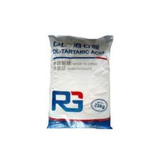 Acide tartrique DL en poudre 99% de qualité industrielle pour additif retardateur et antioxydant - Product Image 1