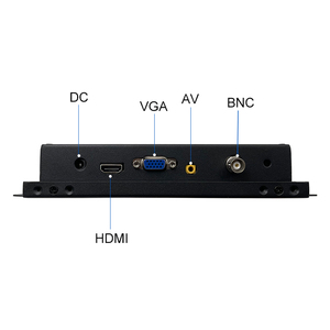 จอภาพ LCD อุตสาหกรรมแบบฝังในขนาด 7 นิ้ว ความละเอียด 800*480 IPS 1024*600  VGA <span class=keywords><strong>AV</strong></span> BNC  หน้าจอแบบไม่สัมผัส  ตัวเครื่องโลหะ  แบบ Open Frame  รองรับ OEM ODM - Product Image 3
