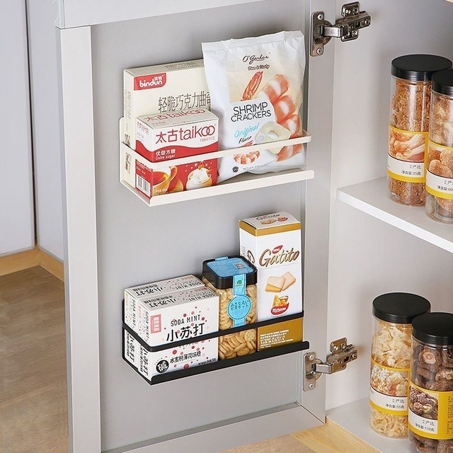 Wholesale Kitchen Wall Mounted Spice Rack Magnetic Fridge Organizer Shelf Side Wall Storage Rack