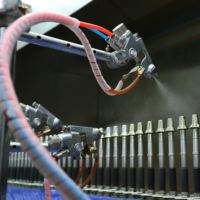 Componentes principales Motor incluido Motor PLC Rodamiento-PC Panel Máquina de pintura en aerosol Horno de secado Horno de curado Maquinaria de revestimiento de metal