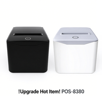 8380 80mm 203dpi 220MM/S Printer Thermal untuk Struk Mendukung Windows/Mac Pemotong Otomatis Laci Kasir untuk Supermarket Restoran Dapur