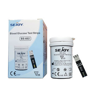 <span class=keywords><strong>Tiras</strong></span> Reactivas de Glucosa en Sangre Sejoy Code Free 5s, Prueba Rápida, Venta al por Mayor, para Diabéticos - Product Image 1