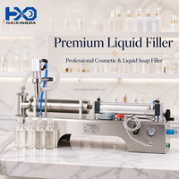 Machine de remplissage de liquides à piston professionnelle de haute précision, 304SS, 100% fonctionnement pneumatique, sans électricité, pour cosmétiques, lotions, savons, laboratoire