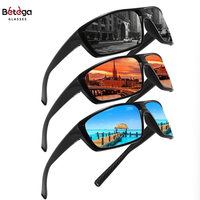 Bettega nouvelles lunettes de soleil de cyclisme polarisées transfrontalières avec montures rectangulaires lunettes de soleil de sports de plein air à la mode protection UV