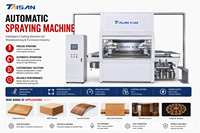 Machine de pulvérisation de revêtement de surface automatique UV/à base d'eau/AC/PU, pompe moteur, roulement, facile à utiliser, moteur 15KW, engrenage