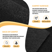 Tapis de sol intérieurs en feutre de polyester style classique, très demandés, pour Defender & Ranger, personnalisables, garantie 1 an