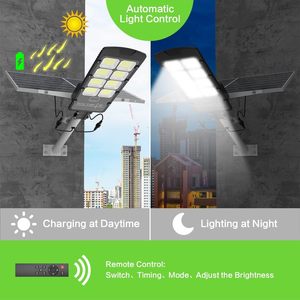 ไฟถนนโซลาร์เซลล์ LED พร้อมรีโมทคอนโทรล IP65 ตัวเรือนอะลูมิเนียมหล่อขึ้นรูป คุณภาพสูงสำหรับภายนอกอาคาร 100W-300W รับประกัน 2 ปี - Product Image 2