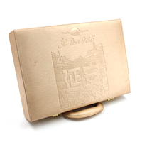 Boîtes cadeaux en cuir PU de luxe personnalisées pour fournisseurs, boîtes d'emballage pour parfums, valise, coffre de beauté, boîtes de rangement