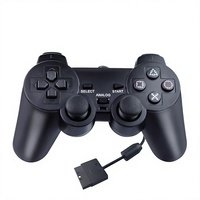 Manette de jeu filaire pour PS2, manette de jeu à double vibration pour PS2, accessoire pour manette