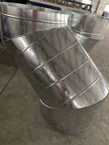 צינור ספירלי קשיח לאוורור, צינורות פלדה מגולוונת המשמשים לפינוי עשן בסדנאות - Product Image 5