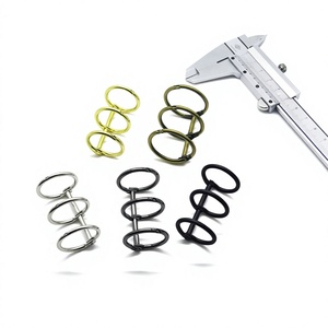 YIWANG Factory 3 Ring Binder Loose Leaf <b>Clip</b> Metal Table Calendar Binder Ring - Product Image 1