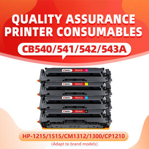 Cartouche de toner couleur compatible 125A CB540A Bk/ <span class=keywords><strong>CB541A</strong></span> C/ CB542A Y/ CB543A M pour HP---1215/1515/CM1312/1300/CP1210 - Product Image 2