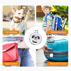 Mini traceur GPS étanche pour animaux de compagnie, dispositif anti-perte, localisateur en plastique <span class=keywords><strong>Airtag</strong></span>, compatibilité <span class=keywords><strong>iOS</strong></span> Apple, suivi, alarmes - Product Image 3