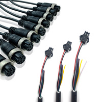 Faisceau de câbles personnalisé avec connecteur aviation multipol, assemblage de câbles blindés FT1 ignifuge, OEM pour l'automatisation industrielle