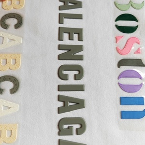 Cho áo sơ mi silicon truyền nhiệt thẻ sản phẩm cao su phẳng Sản phẩm mới 3D Silicone dệt nhãn Logo vá PVC nhãn may mặc - Product Image 2