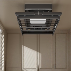 Fully automatic intelligent remote control lifting telescopic household thickened balcony indoor <b>electric</b> <b>drying</b> <b>rack</b> - Product Image 5