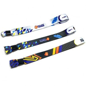 Pulseras de Tela Personalizadas para Festivales, Sublimadas, sin Efectivo, para Entradas a Eventos sin Pedido Mínimo - Product Image 2