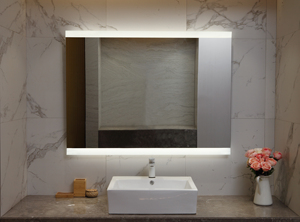 Baño de hotel de fábrica al por mayor de alta calidad Baño montado en la pared Sensor táctil Baño de espejo Led inteligente - Product Image 4