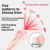 Jouet laser rechargeable en plastique pour chat, pour chatons, pour les divertir et soulager l'ennui, baguette pointeuse laser infrarouge, sécurité