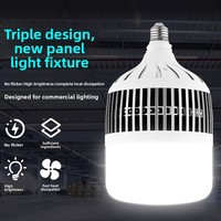 Ampoule LED en aluminium E27 à culot à vis, haute puissance, pour ateliers d'usine, chantiers de construction, 150W de puissance nominale, économe en énergie, globe, garantie 3 ans