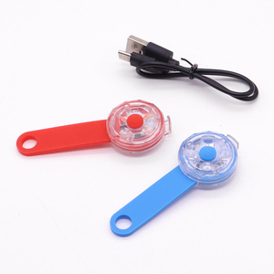 Collar de Perro Recargable Personalizado de Fábrica al por Mayor, Luces LED de Seguridad para Mascotas, Impermeables, para Caminar por la Noche - Product Image 2