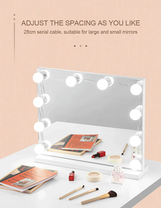 Productos para el Hogar Inteligente, Espejo de Vanidad con Luz de Relleno, Luminosidad Ajustable, 3 Colores, Bombillas LED USB de Pared, Cadena de Luces para Todos los Espacios, 3 Colores - Product Image 5