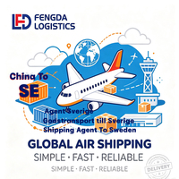 Services de logistique aérienne et de fret pour la Suède, Stockholm, aéroport de Bromma, livraison porte-à-porte, transitaire rapide pour importateurs